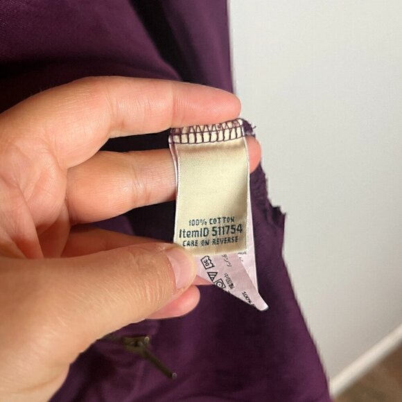 L.L. Bean striped rugby mock neck pullover tunic - Picture 4 of 5